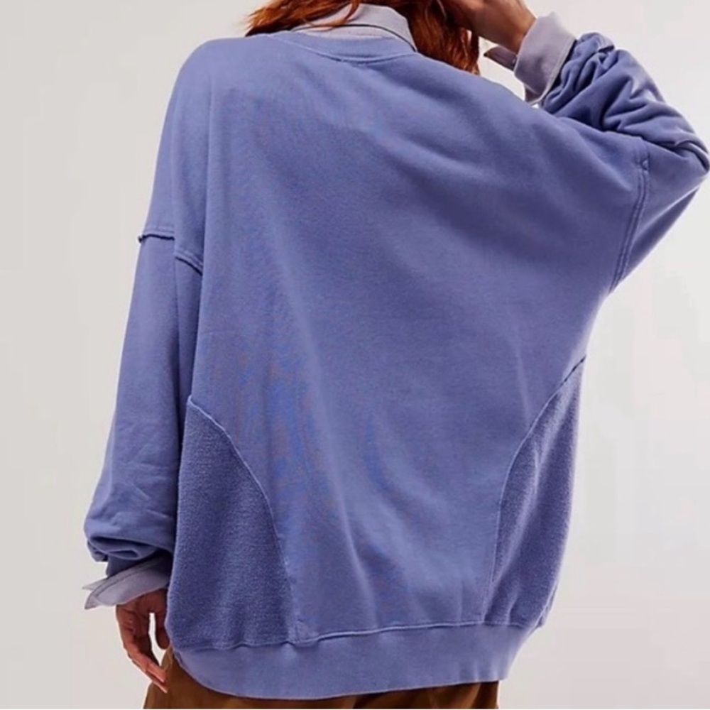 NWT FREE PEOPLE OTIS PULLOVER SWEATSHIRT MEDIUM - Picture 3 of 3